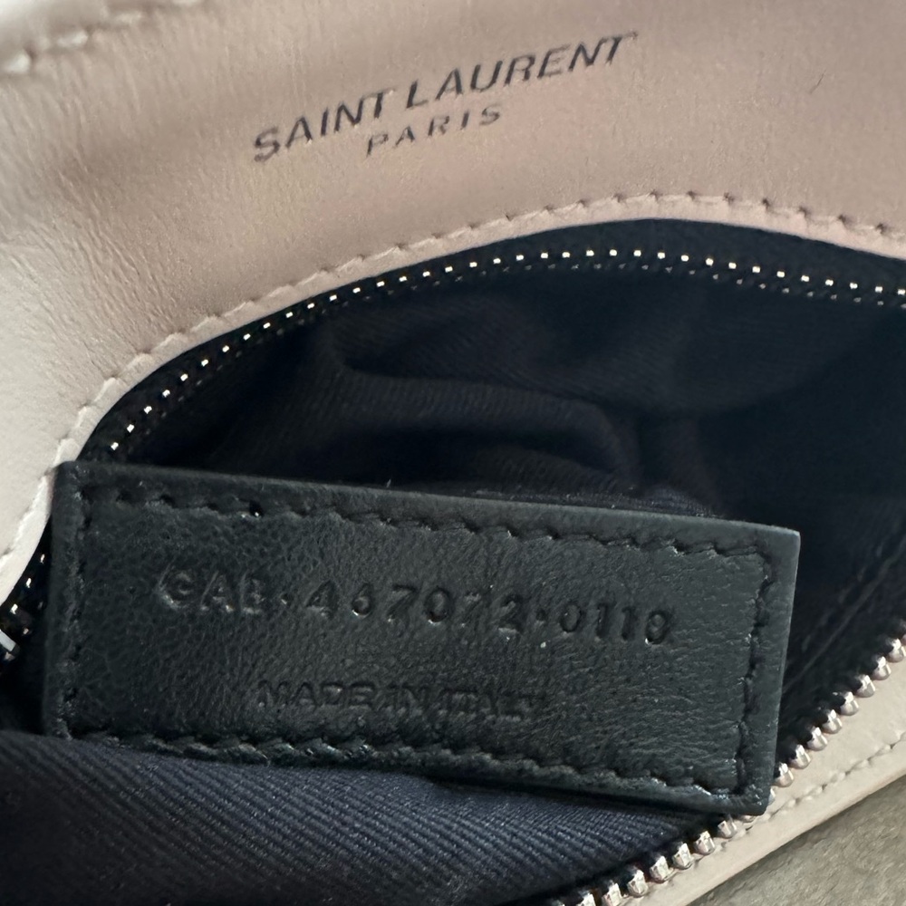 ❣️Authentic Saint Laurent Lulu toy bag with leather shoulder/ crossbody strap - Picture 8 of 13